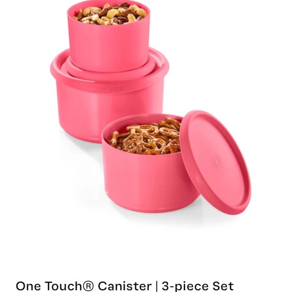 Tupperware Other - Tupperware One Touch Canister set 3 pieces